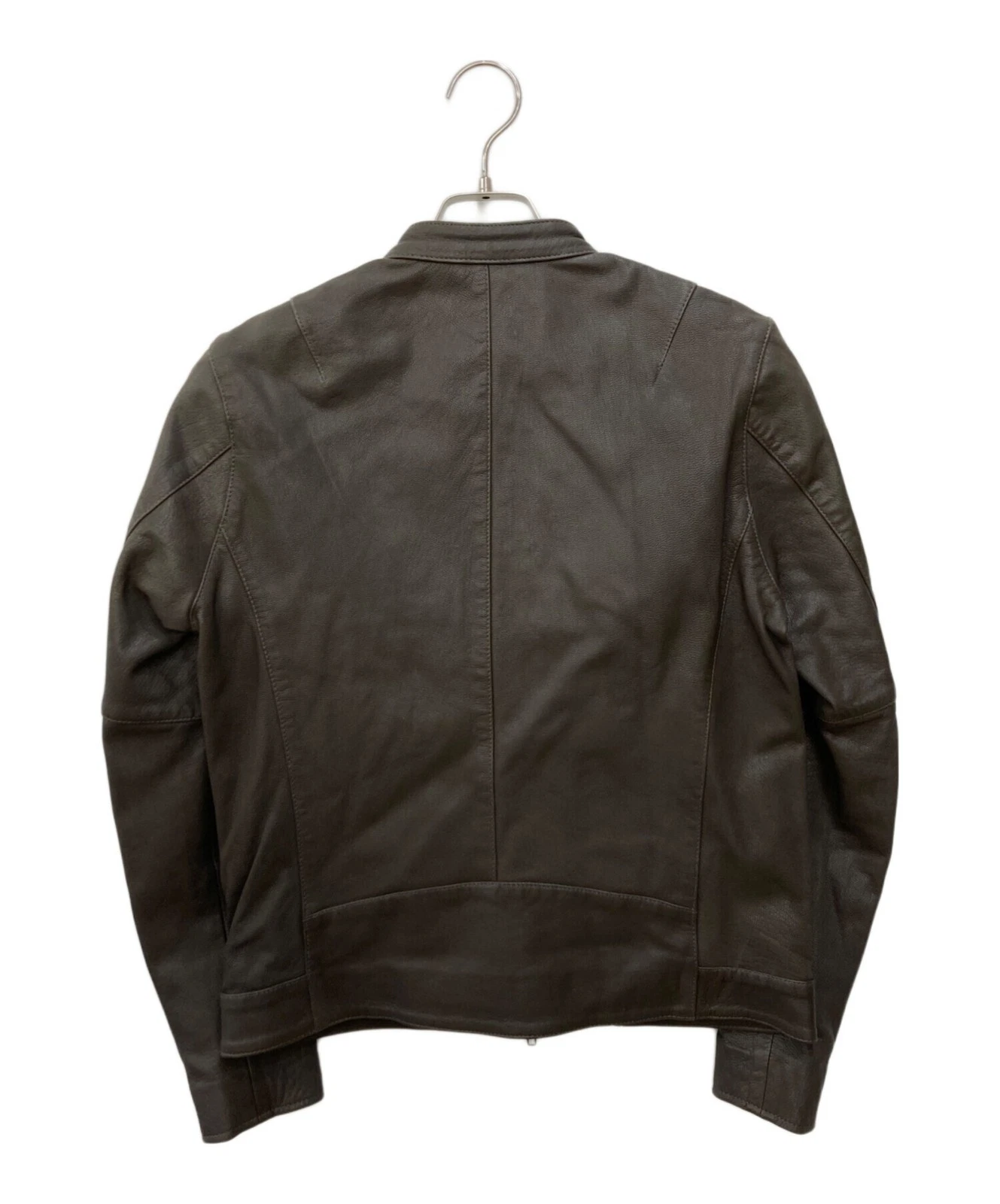 JOURNAL STANDARD relume Goat Leather Single Riders Jacket from Size S Brown - product detail image 2