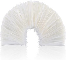 8 Inch Zip Cable Ties Heavy Duty Nylon White 1000pcs