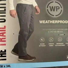 Weatherproof Men's Stretch Fabric The Commuter Pants 32 x 34 