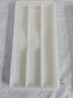 Vintage Valtronic Corp Milk Glass Dental Tool Trays Dentist American Cabinet