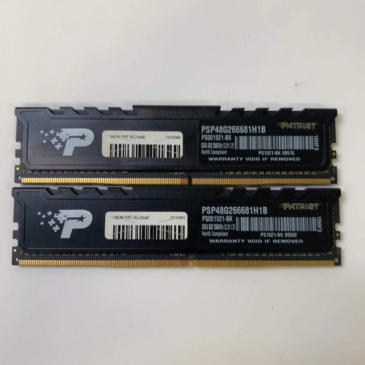 Patriot PC4-21300 (DDR4-2666) Bus Speed Computer RAM 8 GB Capacity