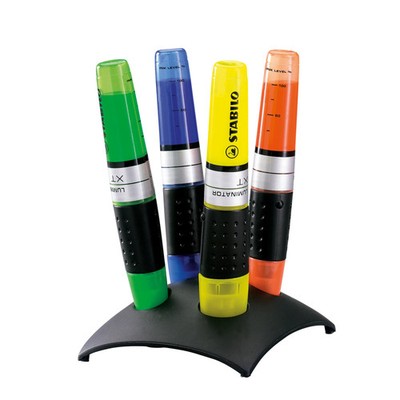 STABILO Textmarker LUMINATOR, 4er Kunststoff-Tischset 1 bis 40 Stk Spare bis 43%