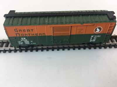 #ad #ad Great Northern Box Car GN 27024 Knuckle Couplers N Scale Trains $7.95