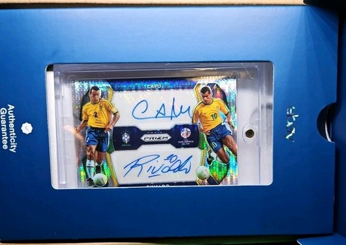 Cafu / Rivaldo [Pulsar] #DS-CR 2024 Panini Prizm Copa America Dual Signatures card