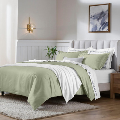 Egyptian Cotton 650 Thread Count Duvet Cover Set, Bed Covers, Includes 1 Duvet C