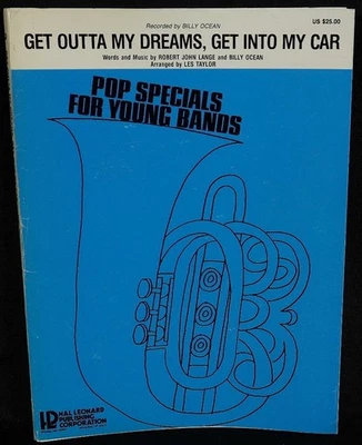 Get Outta My Dreams Get Into My Car Pop Specials Young Bands Sheet Music Score - Image 1 of 4