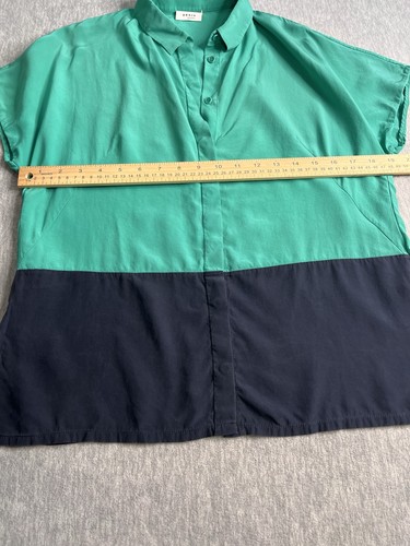 akris punto Women’s Green Blouse Size 8 - Picture 7 of 10
