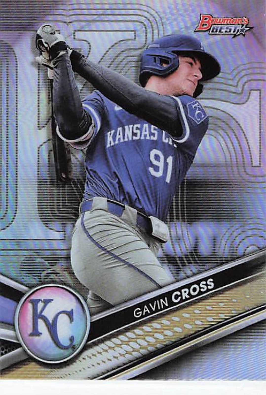 2022 BOWMAN'S BEST TOP PROSPECTS REFRACTOR #TP-5 GAVIN CROSS