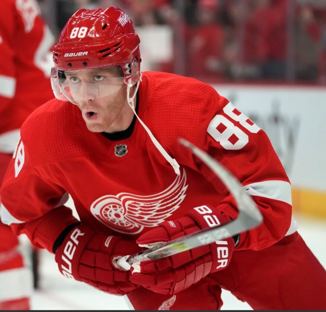 ON ICE Patrick Kane Detroit Red Wings MiC Jersey Sz 56 2xl XL NHL