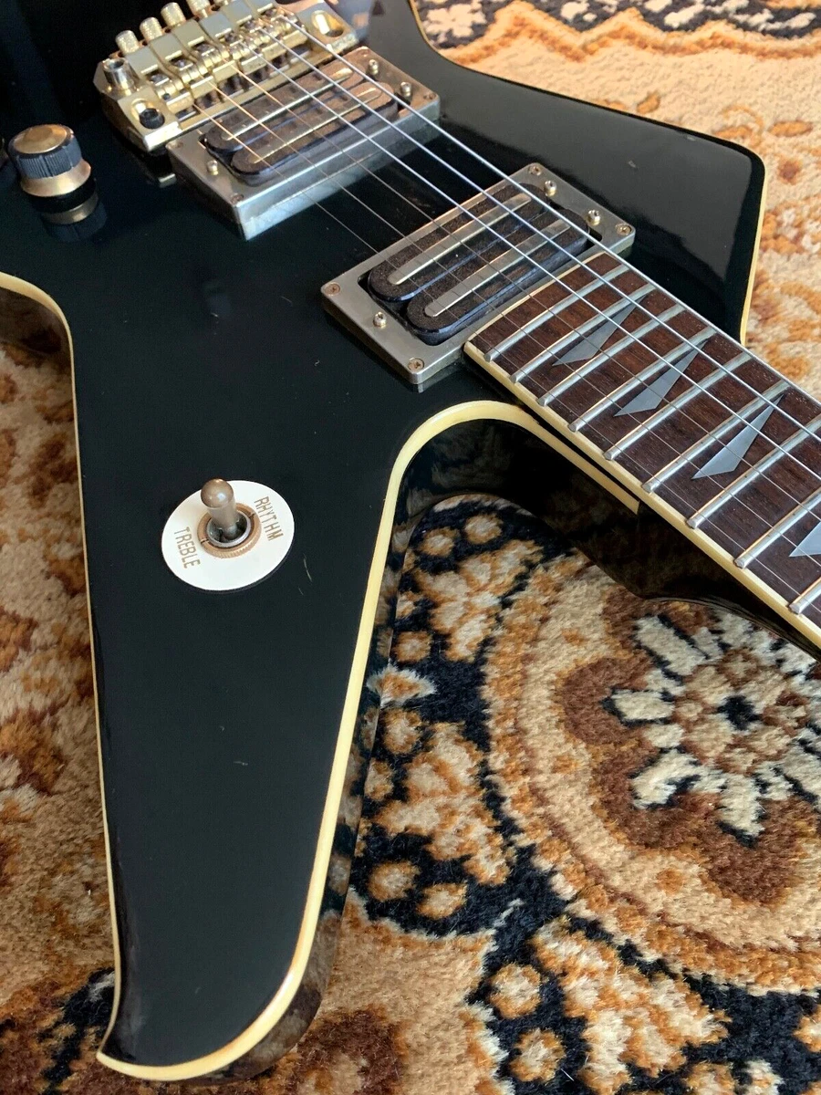 1984 Ibanez Destroyer II Black Dt-450 Japan Vintage free Shippng