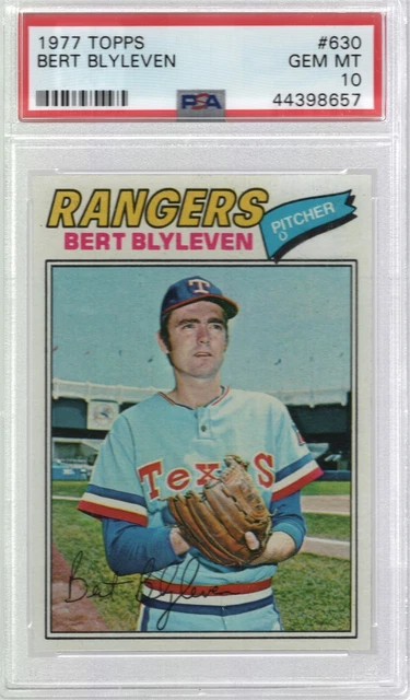 1977 Topps Bert Blyleven #630 PSA 10