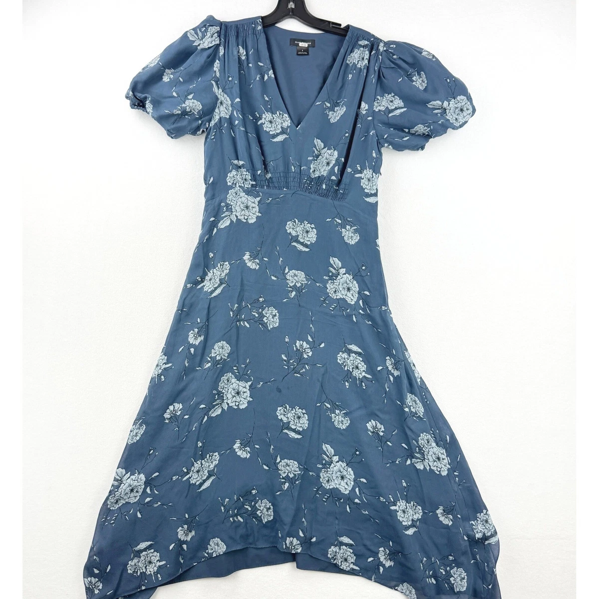 casual polka dot dress Casual Polka Dot Lace-Up Midi A-Line Dress, Brown / S