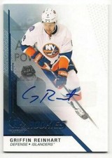 Griffin Reinhart 14-15 UD SP Game Used Edition Authentic Rookies Autograph