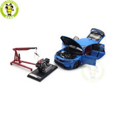 1/18 Motorhelix Honda CIVIC Type R FL5 Blue Diecast Model Toy Car