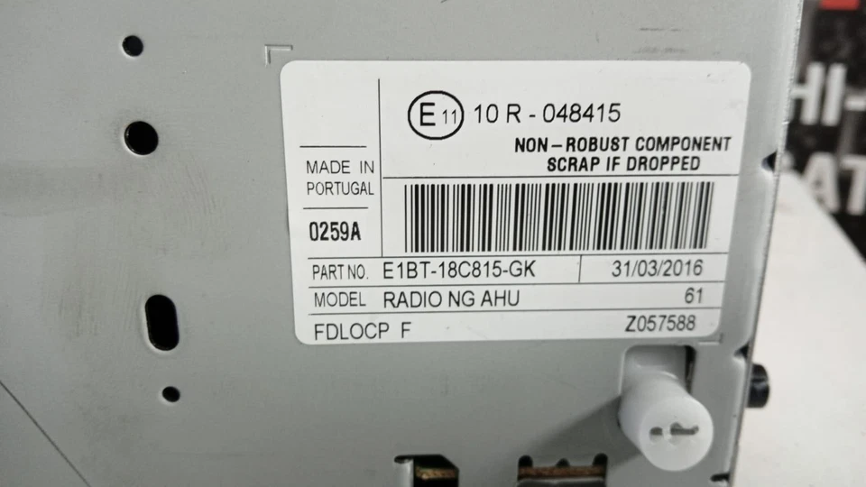 FORD Fiesta 6° Serie (08>17) AUTORADIO PER E1BT-18C815-GK RTJD - Immagine 4 di 4