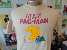 Atari Pac-Man T Shirt Vintage 80s 1982 Video Arcade Game Made In USA Size M