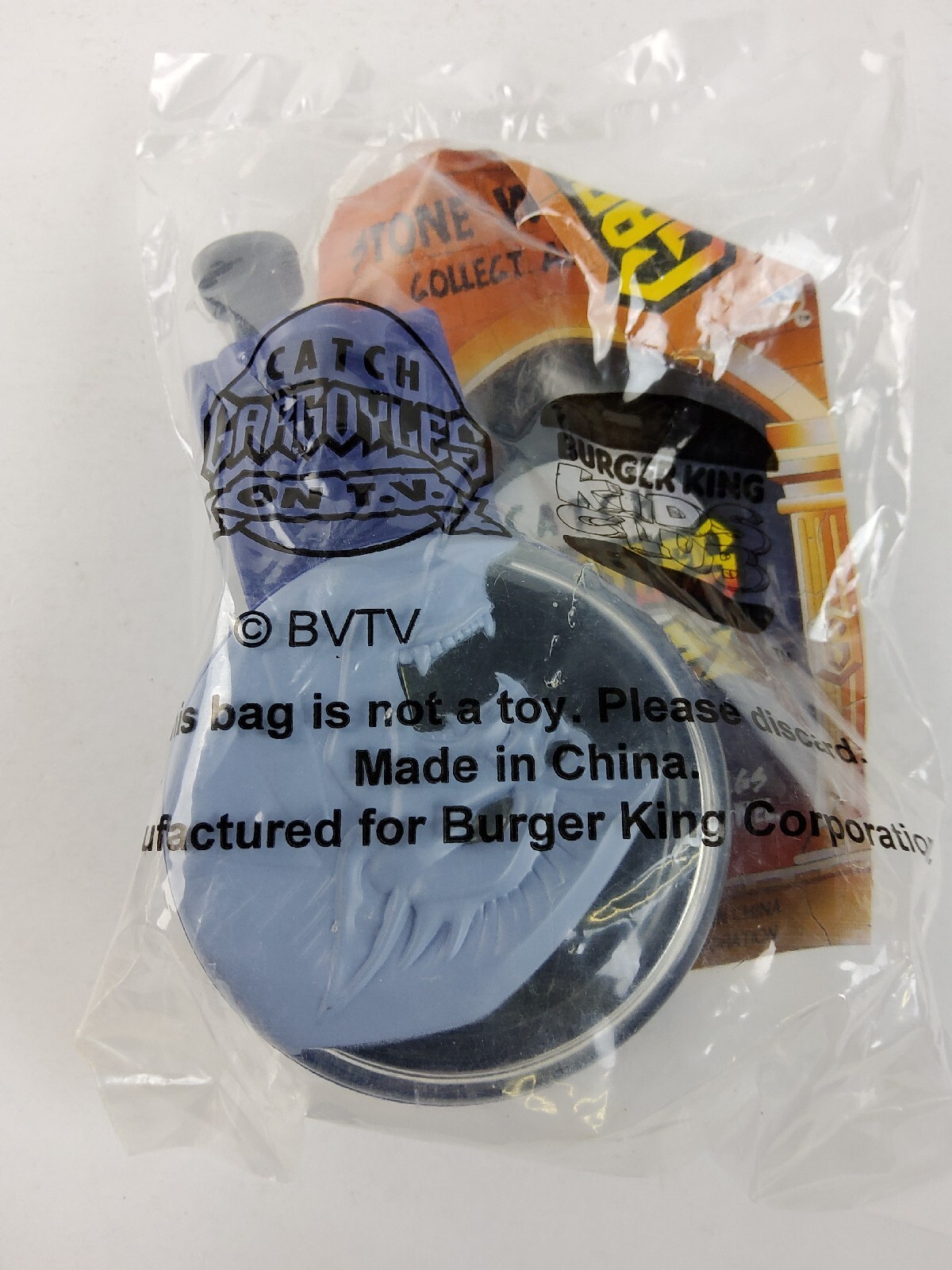 Vintage 1995 Burger King Kids Club Gargoyles Stone Warriors Goliath Toy NEW