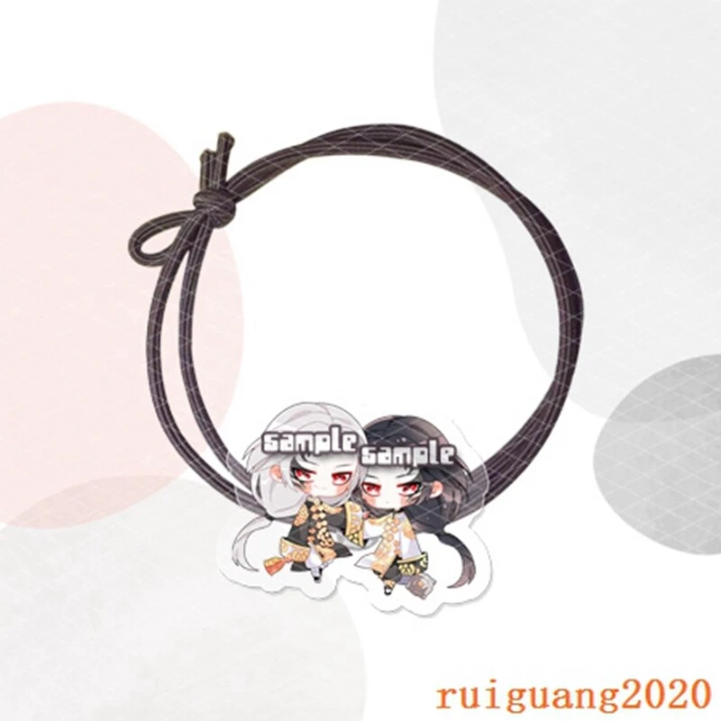 全新 Identity V 动漫女孩马尾辫发带头发绳橡胶 — 第 4/4 张图片