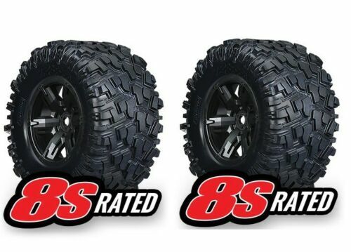 Gomme Traxxas Talon 2.8 Su Cerchi Cromati Neri - Hex 12mm Per Modellini RC - Foto 2