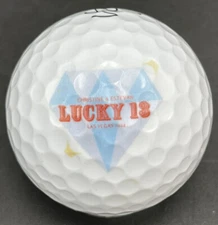 Christine & Estevan Lucky 13 Las Vegas Logo Golf Ball (1) Vice Drive Pre-Owned