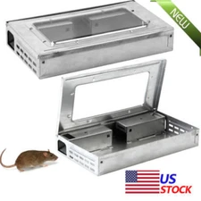 12 Tin Cat style LIVE Mouse Trap with window Multi Catch MiceMouse Trap NEW SALE