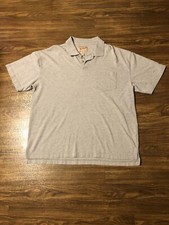 Mens Woolrich Original Outdoorwear gray Polo Shirt Size X Large