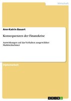Konsequenzen Der Finanzkrise | Buch | 9783656543336