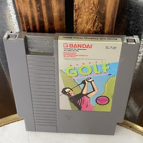 1989 ~ Bandai GOLF: Challenge Pebble Beach ~ Nintendo NES ~ Cartucho de juego