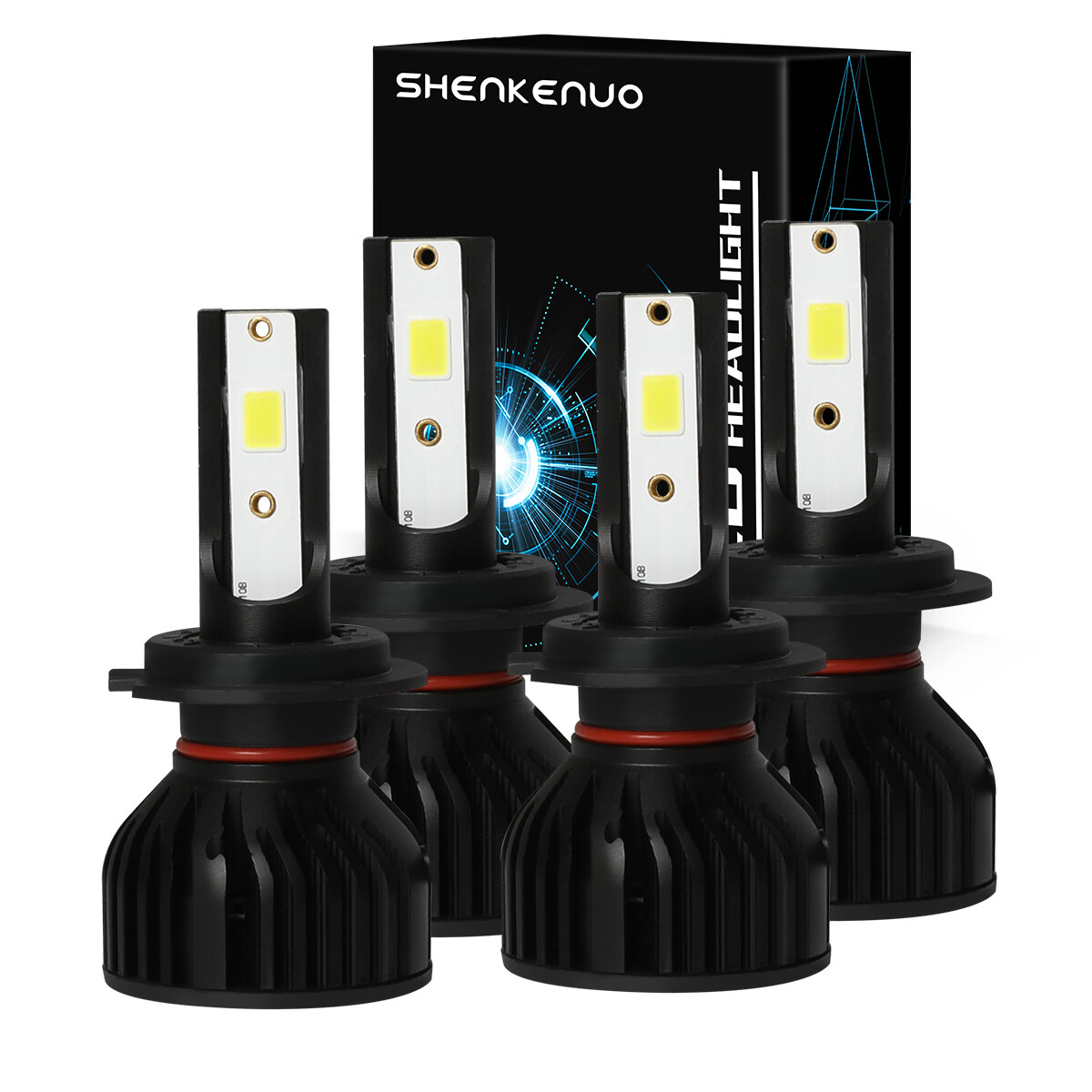 BMW 525i 530i 2001-2003 LED Headlight Kit H7 High Low Beam Combo