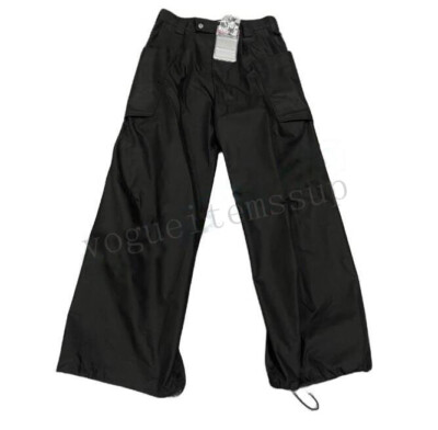 Men Kiko Kostadinov Nylon Button Cargo Straight Wide Leg Men Kiko Kostadinov Nylon Button Cargo Straight Wide Leg