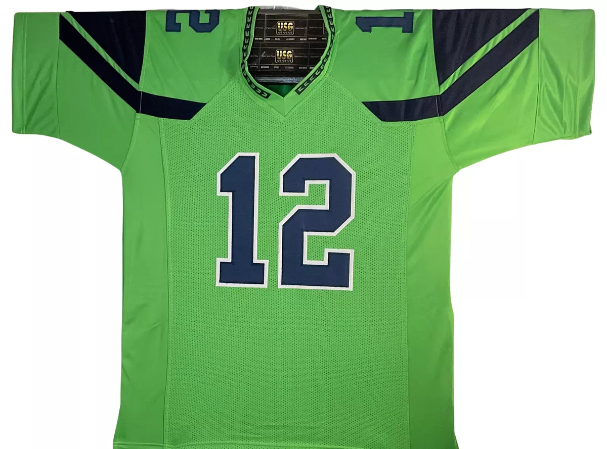 Black and green clearance seahawks jersey