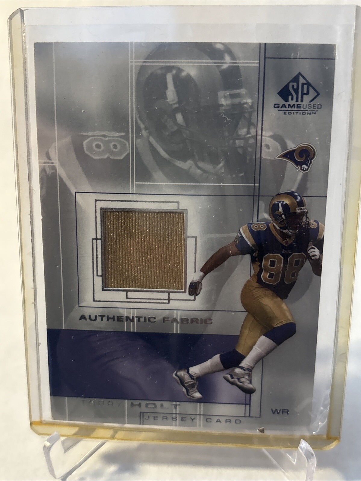 2001 SP Game Used Edition Authentic Fabric Torry Holt #TH A