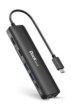 dockteck USB C Hub 4K 60Hz, 7-in-1 USB C PD Ethernet Hub Dongle with 4K 60Hz ...