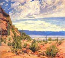 Maynard Dixon Washoe Wickiup 1919 17"x 22" Archival Art Print