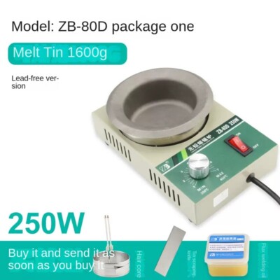 ZB100D Miniature Soldering Pot 380W High quality melting pot