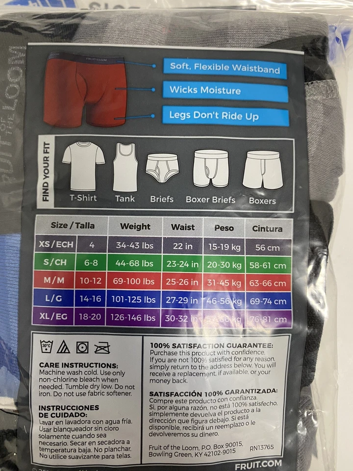 Boxers Calzoncillos Niños 14/16 XL Set 6 Piezas Foto 4 de 4