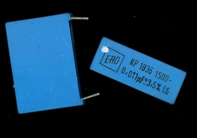 1 Set - Kondensatoren 0,011µf  1500 V  ERO, neu  (4 Stück)