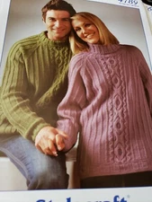 Stylecraft Knitting Pattern 4789 DK  Cable Sweaters  24-52