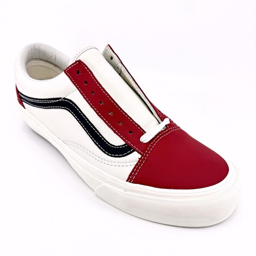 Vans Vault Old Skool VLT LX (Leather) Chili Pepper Black Mens Sneakers - 第 2/6 張圖片