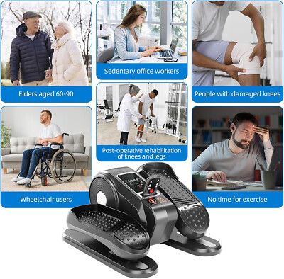 Ellipse Leg Exerciser as Seen on TV, Under Desk Elliptical Machine, While Seated