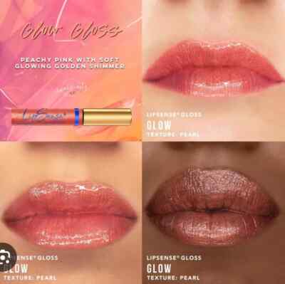 LipSense Glow Lip Gloss Moisturizing by SeneGence New and Sealed