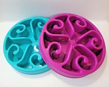 Large Slow Feeder Dog Bowl for Healthy Eating, 11 inch diameter