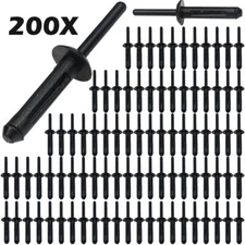 200X For GM For AMC Nylon Blind Rivet Bumper Fender Liner Clip For Ford Chrysler