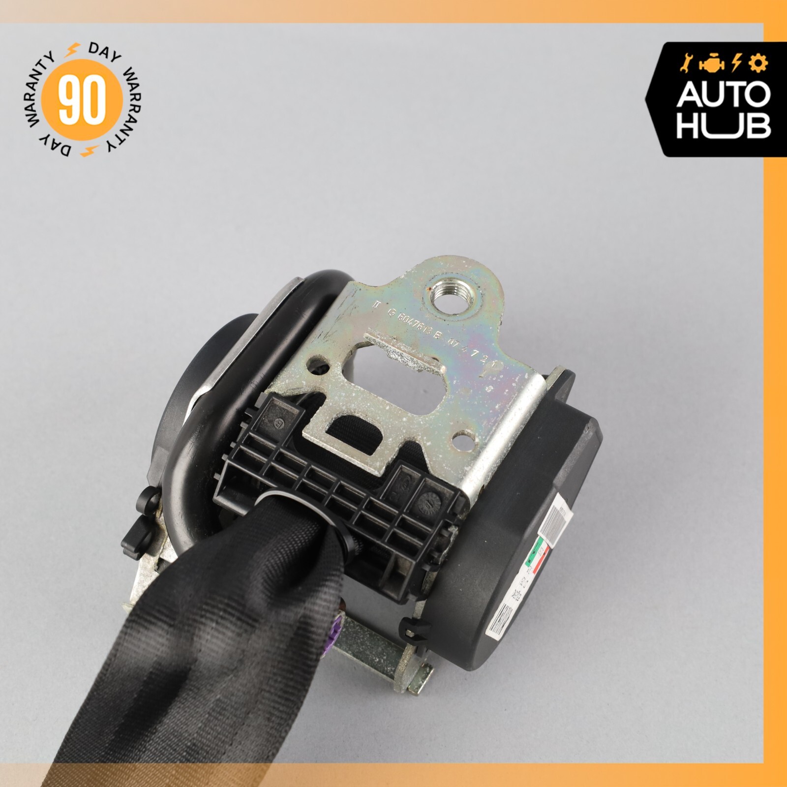 07-11 Bentley Continental GTC Rear Right or Left Side Seat Belt Black OEM