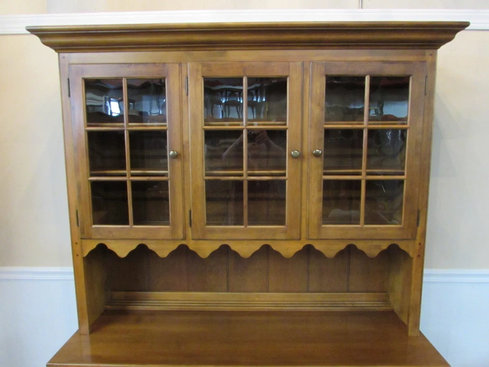 ARMÁRIO DE PORCELANA ETHAN ALLEN CIRCA 1776, CABANA, ARMÁRIO, VIDRO ENVELHECIDO, 18-6818 - Imagem 3 de 4