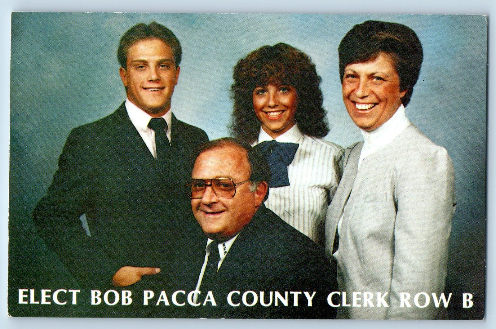 Tototwa New Jersey NJ Postcard Marc Gerard Studio Bob Pacca Political Ad c1960
