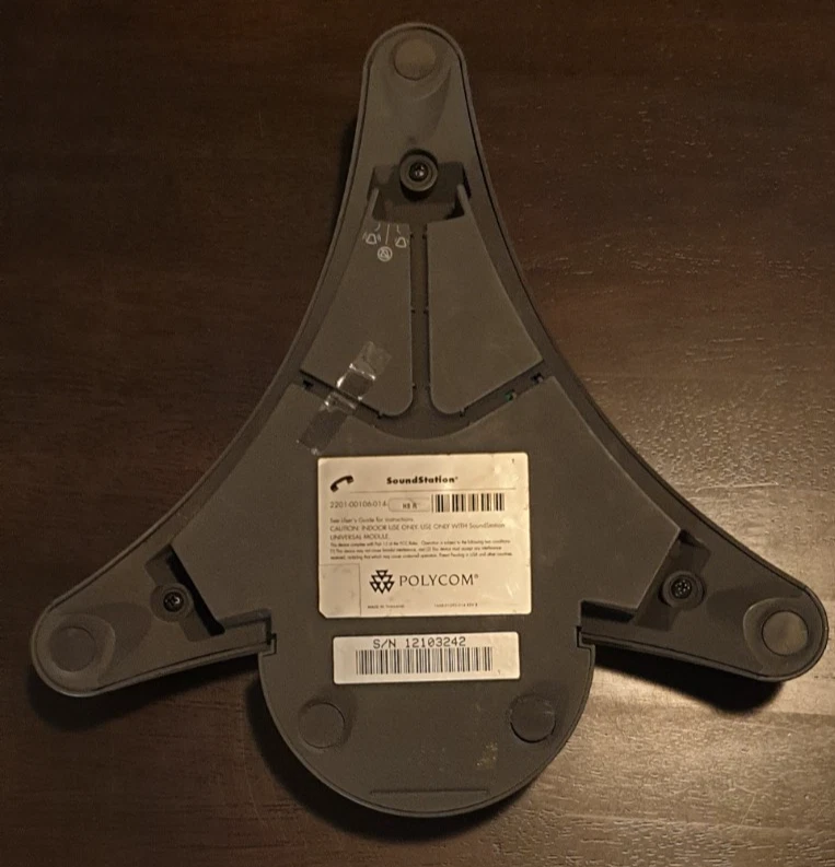 POLYCOM SoundStation Audioconferencing System 220V +Module & Cables *INCOMPLETE* - Image 3 of 4