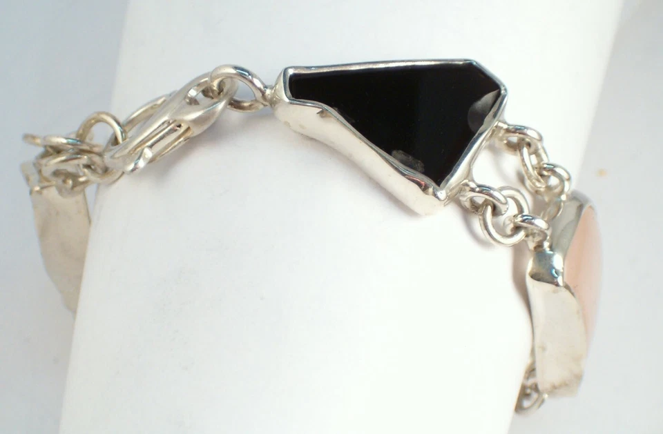 Bracciale in Argento 925 con Pietre Dure naturali - Braccialetto - Immagine 2 di 4