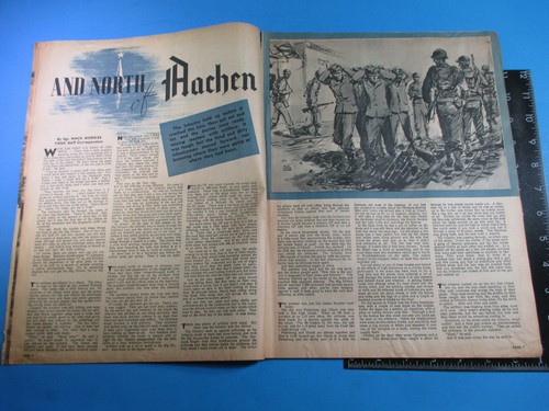 Yankee Magazine The Army wöchentlich 22. Oktober 1944 Nazi-Minen entladen erste L1081 - Bild 2 von 3