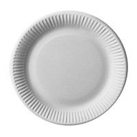 "400 Weisse Pappteller \"Pure\" Rund Ø 23 Cm Party Einwegteller"